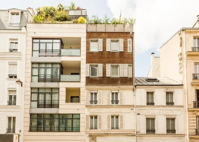 Relais Cocorico - Cocon Proche Tour Eiffel Avec Baignoire Balnéo Appartement