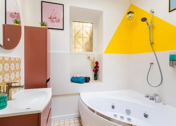 Relais Cocorico - Cocon Proche Tour Eiffel Avec Baignoire Balneo *