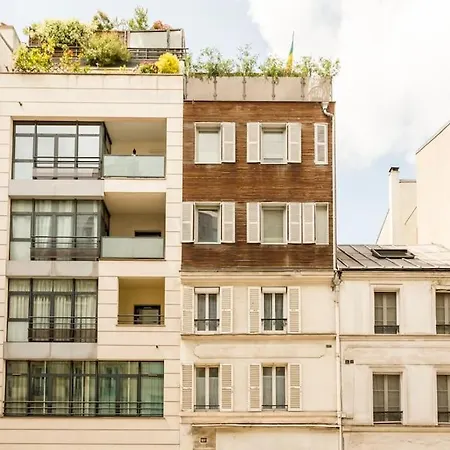 Relais Cocorico - Cocon Proche Tour Eiffel Avec Baignoire Balneo アパート